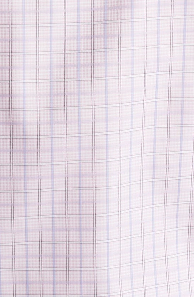Duchamp Tailored Fit Check Dress Shirt In Pink