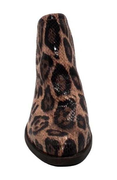 Shop Volatile Chronicle Bootie In Tan Leopard