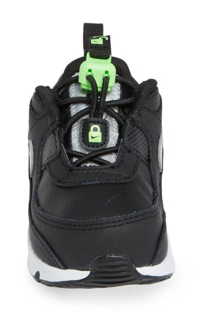 Shop Nike Air Max 90 Toggle Sneaker In Black/ Chrome/ Green/ White