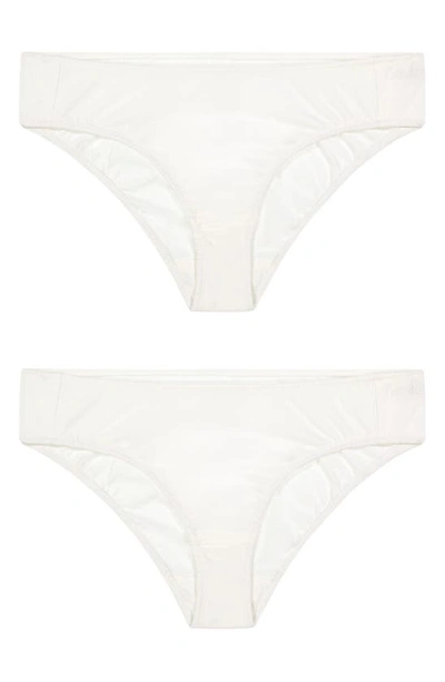 Shop Kent 2-pack Organic Cotton Hipster Briefs In White