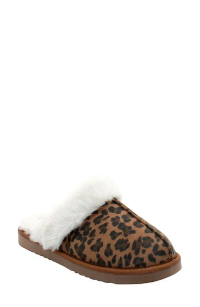 Shop Volatile Fluff Faux Shearling Slipper In Leopard