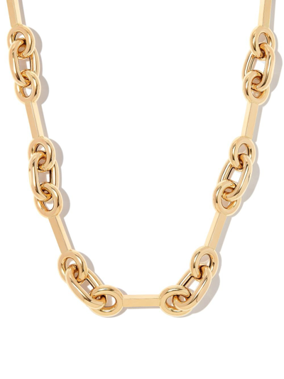 Shop Lauren Rubinski 14k Yellow Gold Medium Mixed Chain Necklace