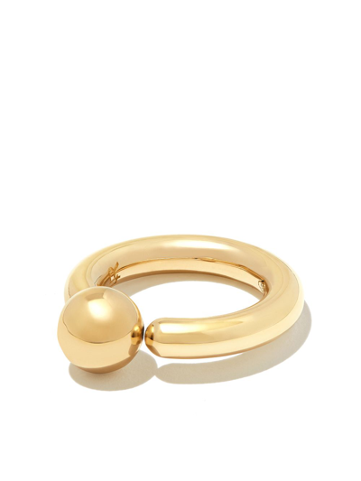 Shop Lauren Rubinski 14k Yellow Gold Ball Ring