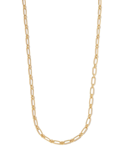 Lauren Rubinski 15k Yellow Gold Twist Chain-link Necklace In Gold