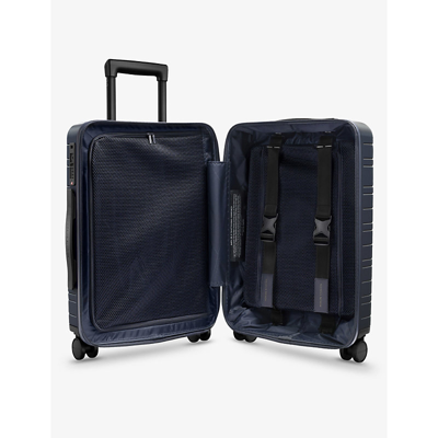 Shop Horizn Studios M5 Smart Spinner Shell Suitcase 55cm In Night Blue