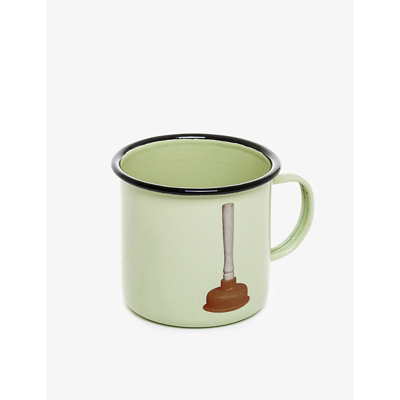 Seletti Wears Toiletpaper Enamel Plunger Mug