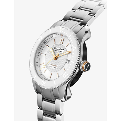 Shop Bremont S300-vigo-b S300 Vigo Stainless-steel And Ceramic Mechanical Watch In White