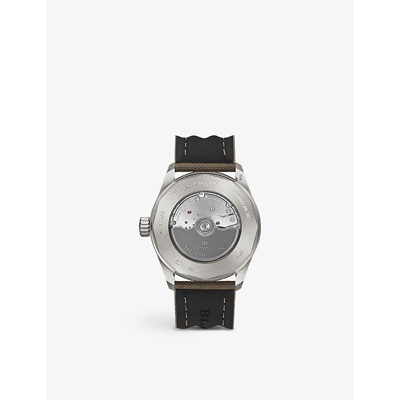 Shop Blancpain Mens Grey 5054 1210 G52a Fifty Fathoms Titanium And Canvas Automatic Watch