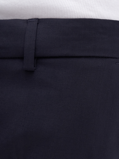 Filippa K Emma Cropped Tailored Trousers In Blue