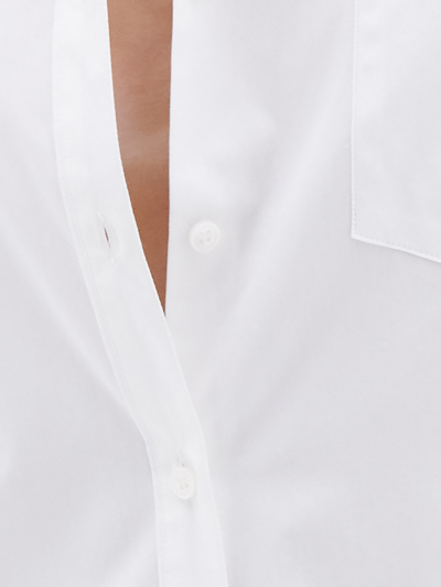 Filippa K Poplin Shirt In White