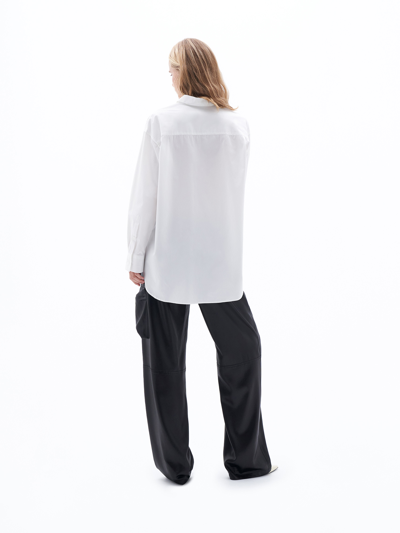 Filippa K Poplin Shirt In White