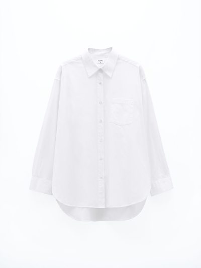 Filippa K Poplin Shirt In White
