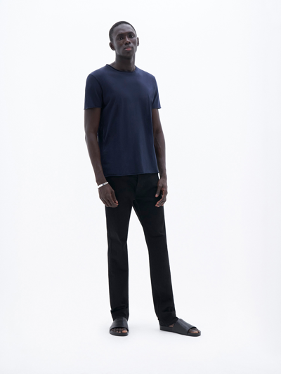 Shop Filippa K Roll Neck Tee In Blue