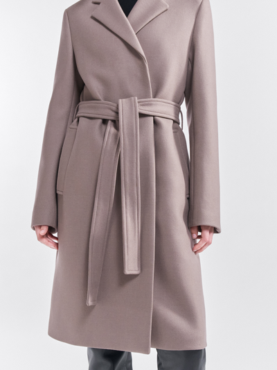 Filippa K Kaya Coat In Brown