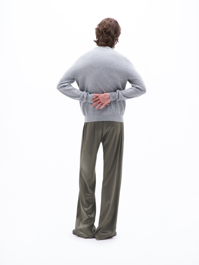 Filippa K Cotton Merino Sweater In Grey