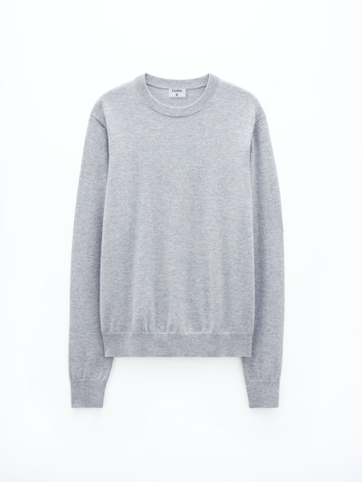 Shop Filippa K Cotton Merino Sweater In Grey