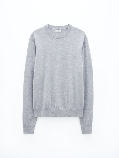 Filippa K Cotton Merino Sweater In Grey