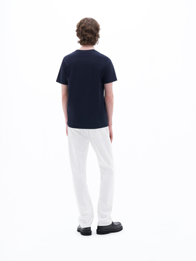 Filippa K Stretch Cotton Tee In Blue