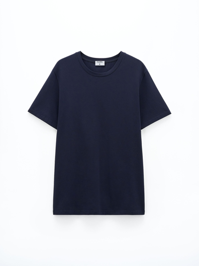 Filippa K Stretch Cotton Tee In Blue