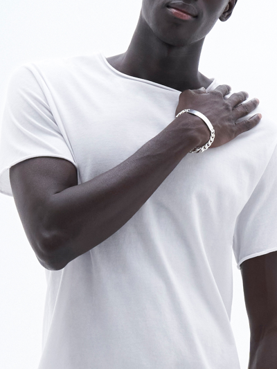 Filippa K Roll Neck Tee In White