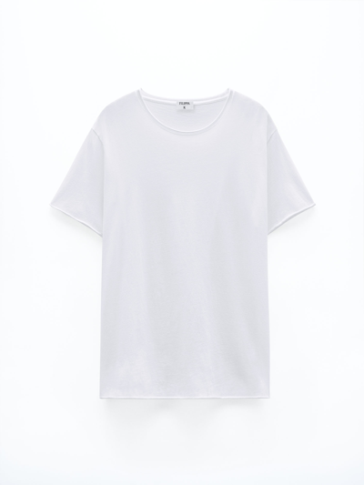 Filippa K Roll Neck Tee In White