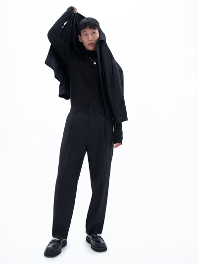 Filippa K Samson Wool Trousers In Black
