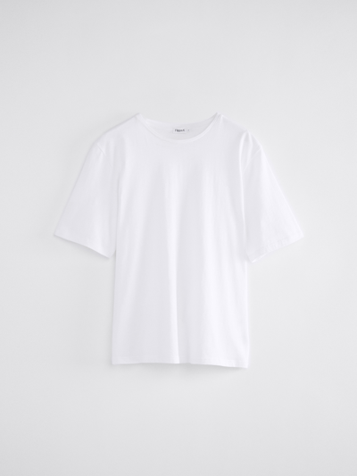 Shop Filippa K Annie Cotton T-shirt In White
