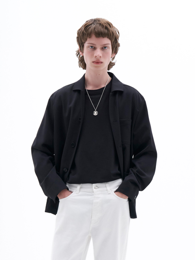 Filippa K Louis Gabardine Jacket In Black