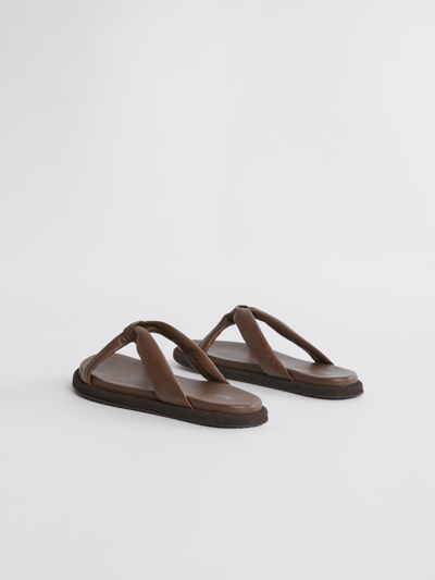 Shop Filippa K Alma Soft Sandal In Grey Taupe