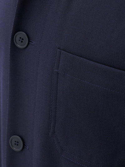 Filippa K Louis Gabardine Jacket In Blue