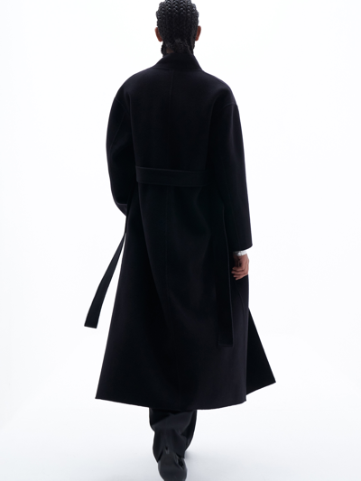 Filippa K Alexa Wool-cashmere Blend Long Coat In Black