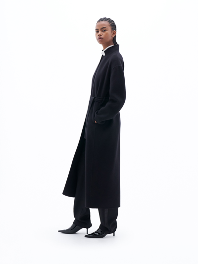Filippa K Alexa Wool-cashmere Blend Long Coat In Black
