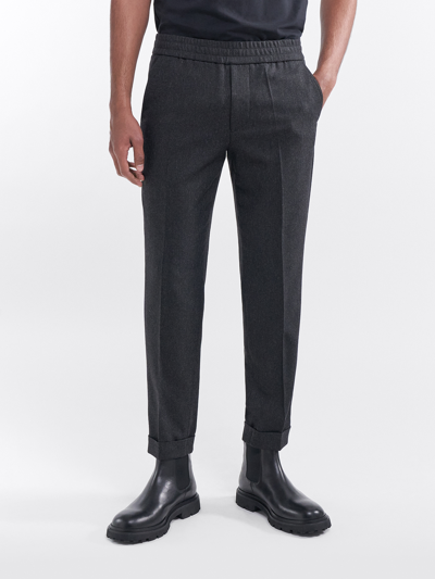 Shop Filippa K Terry Flannel Trouser In Grey