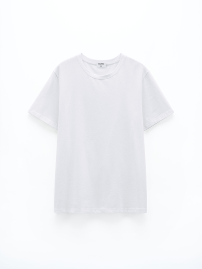 Shop Filippa K Stretch Cotton Tee In White