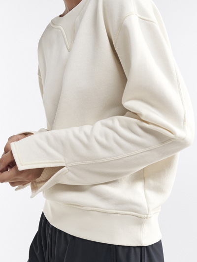 Shop Filippa K Boatneck Sweatshirt In White Chalk