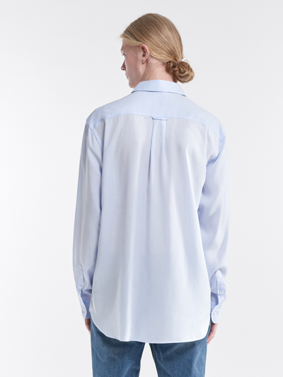 Filippa K Noel Lyocell Shirt In Blue