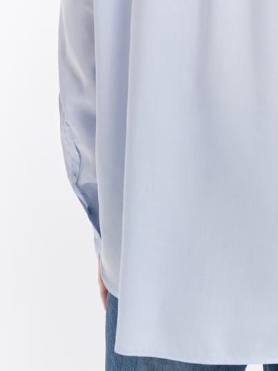Filippa K Noel Lyocell Shirt In Blue