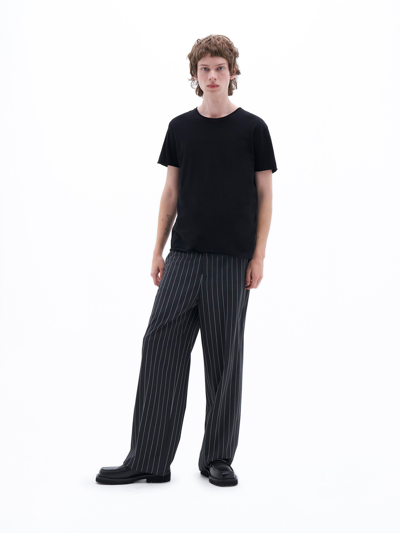 Filippa K Roll Neck Tee In Black