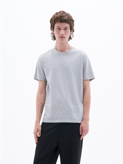 Shop Filippa K Stretch Cotton Tee In Grey