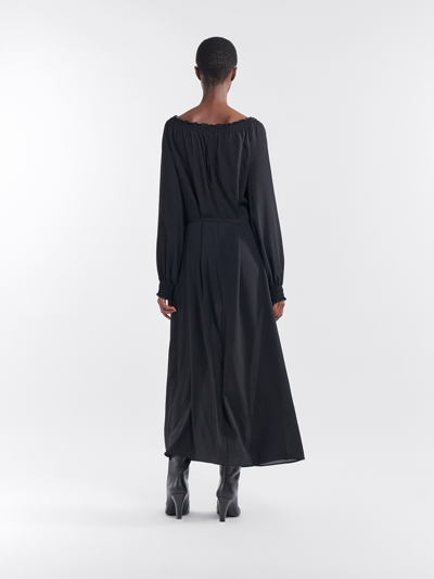 Shop Filippa K Clarissa Silk Dress In Black