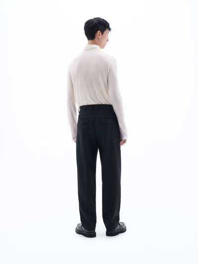 Shop Filippa K Mateo Wool Trousers In Black