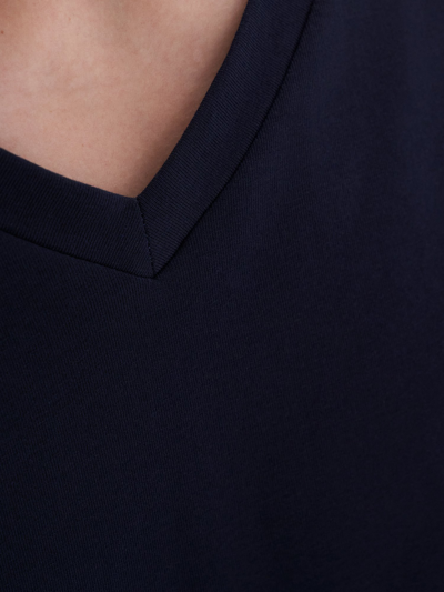Filippa K Stretch V-neck Tee In Blue
