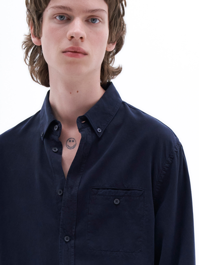 Shop Filippa K Zachary Shirt In Blue