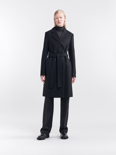 Filippa K Kaya Single-breasted Coat In Black | ModeSens