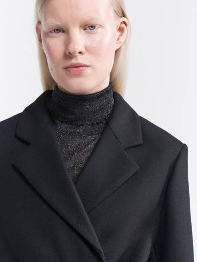 Shop Filippa K Kaya Coat In Black