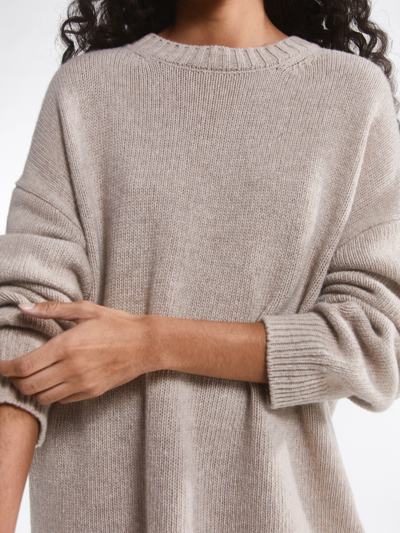 Filippa K Penelope Wool-cashmere Blend Sweater In Beige Melange | ModeSens