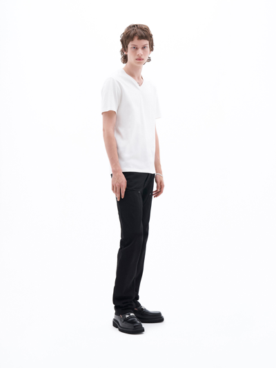 Filippa K Stretch V-neck Tee In White