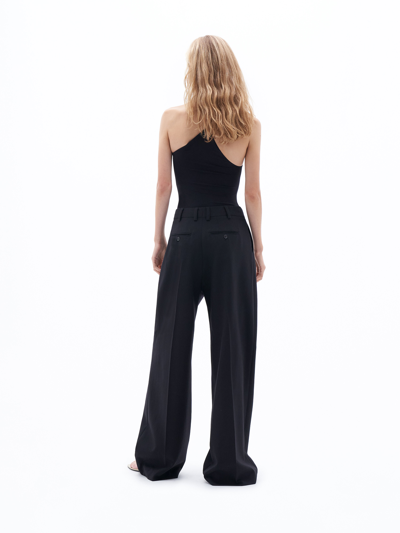 Filippa K Darcey Wool Palazzo Trousers In Black
