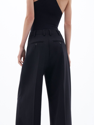 Filippa K Darcey Wool Palazzo Trousers In Black
