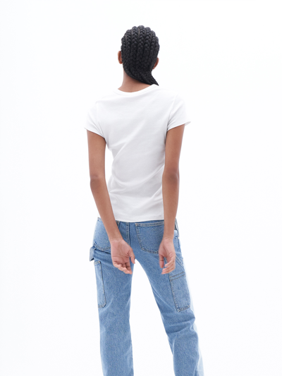 Filippa K Fine Rib Tee In White